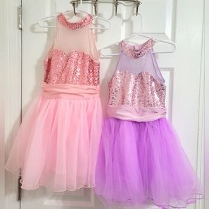 Girls Ballet Tutu, Set of 2, Size 5-6